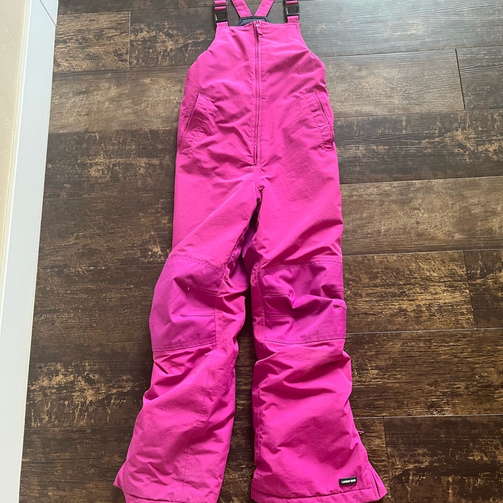 Girls size 12 Lands End ski pants/ bibs